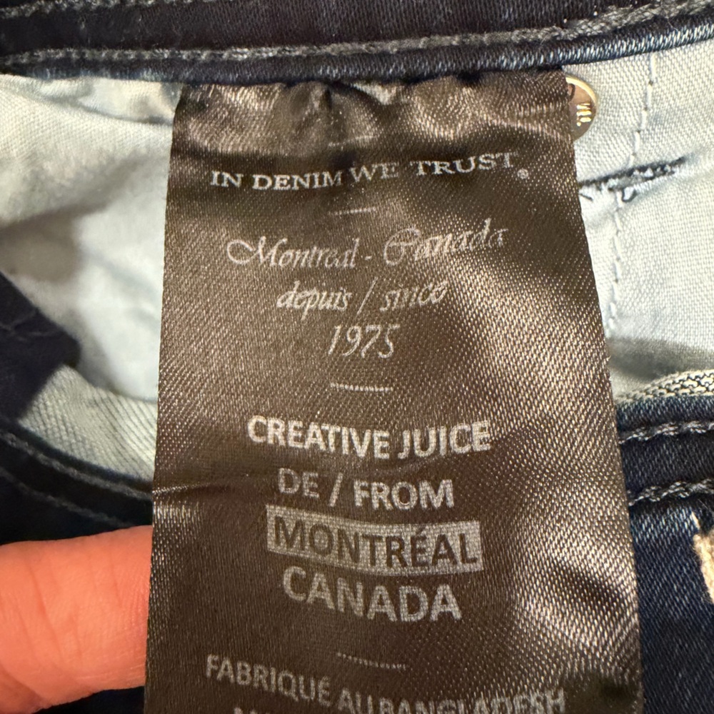 Parasuco Women's Blue Jeans with Red Zipper - NWOT - Picture 13 of 15